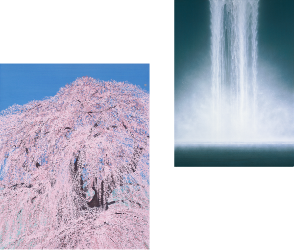 ウォーターフォール　三春の滝桜