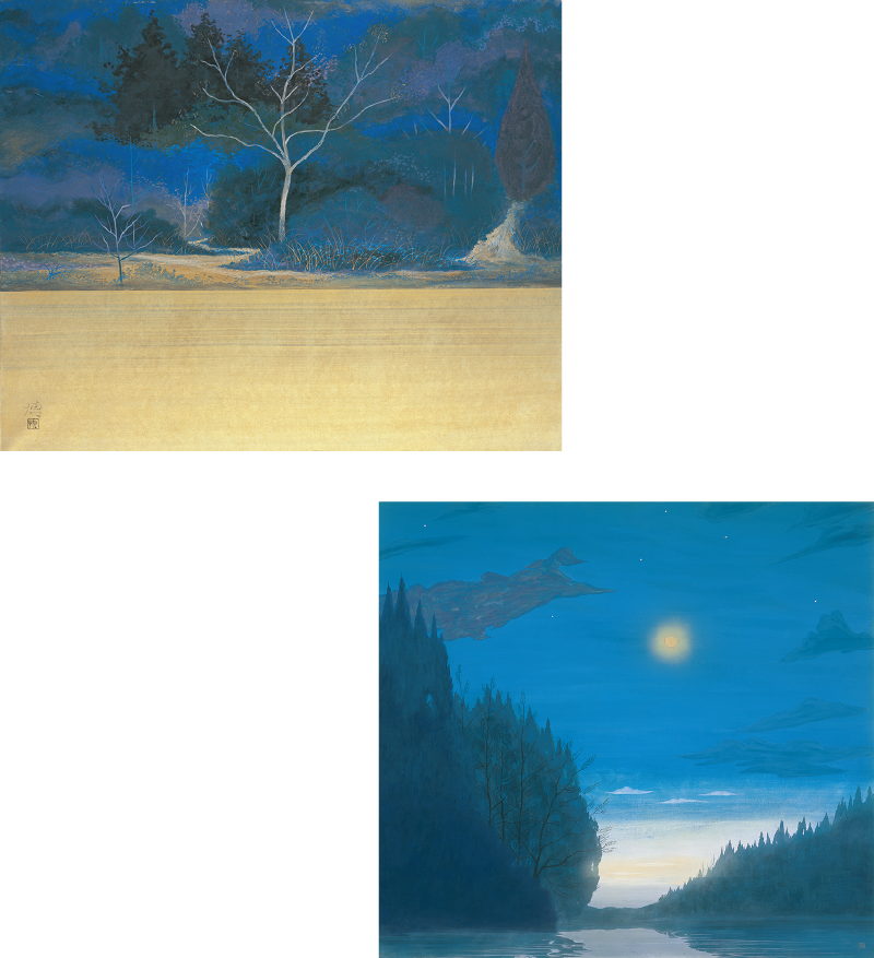 軽井沢千住博美術館｜ウォーターフォール・オン・カラーズ 白糸の滝